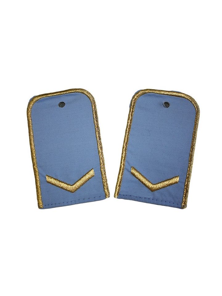 Погоны голубые с вышивкой РЖД ( 1 лычка)