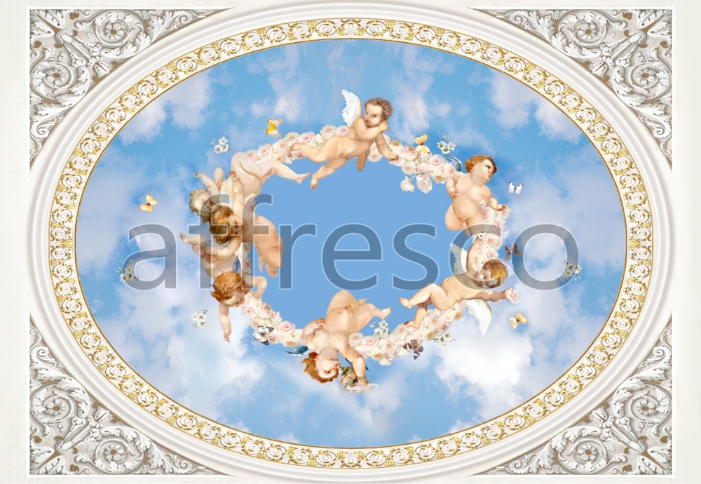 Фрески и фотообои, Сюжеты для потолков, арт. 9051