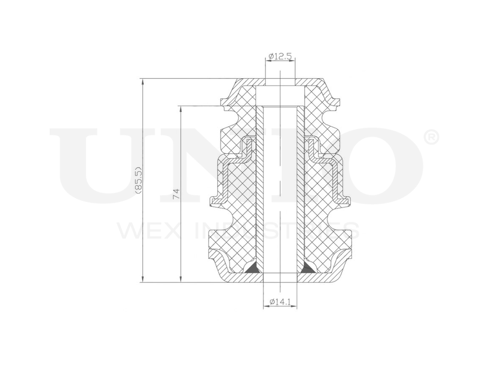 Опора рамы UNIO RMP-15001