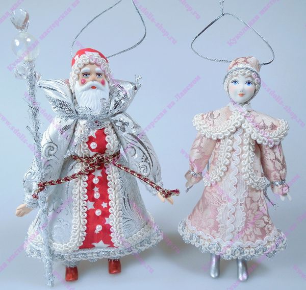 Новые игрушки Дед Мороз и Снегурочка