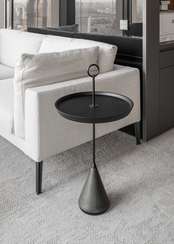 Журнальный столик Pin с кольцом, черный