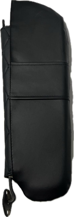 Чехлы на козырьки Волга 3110, 31105 (чёрная нить Бабочка)