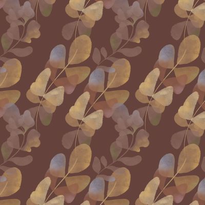 Акварельные листья