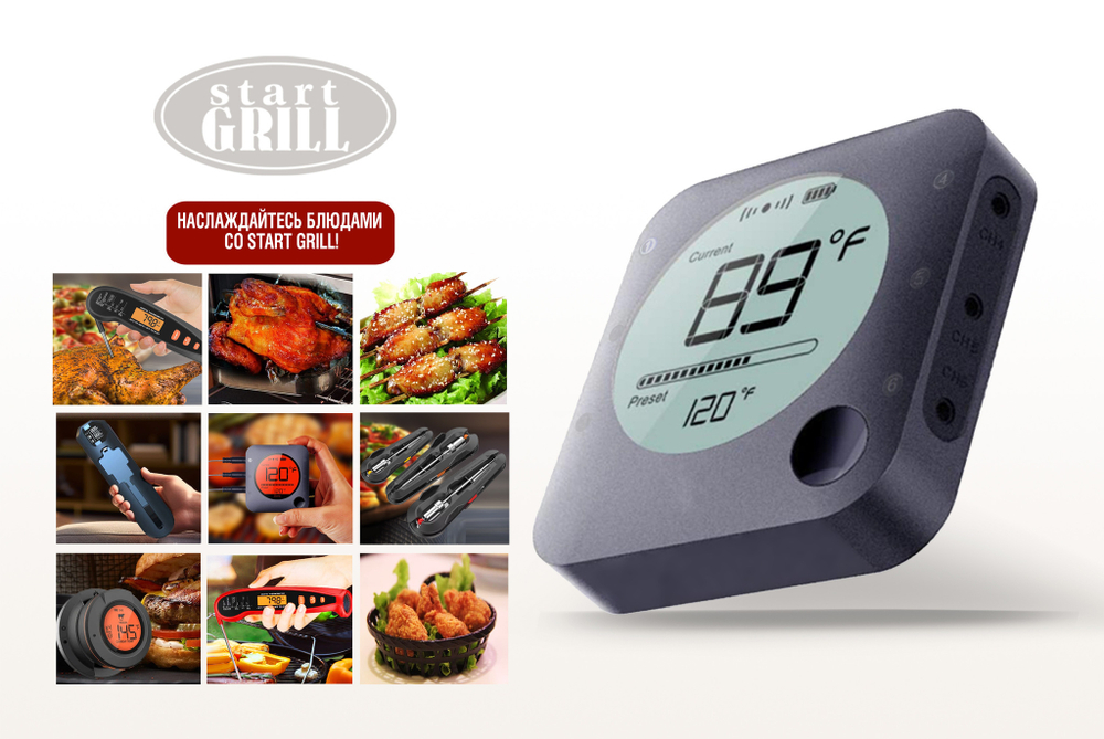 Цифровой термометр Model 3, беспроводной, BT, черный