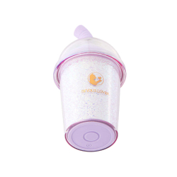 BeYourLover Joy Cup - Вакуумный мини-стимулятор с подогревом и блестками