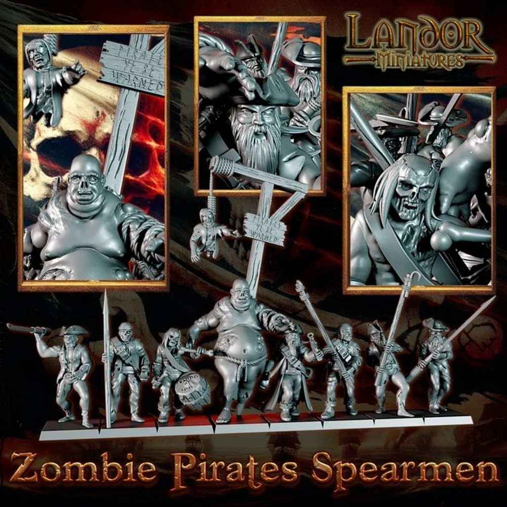 Vampire Coast Zombie Pirates Spearmen