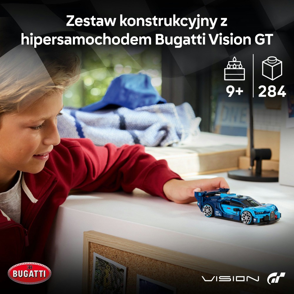 LEGO Speed Champions - Спортивный гиперкар Bugatti Vision GT 77253