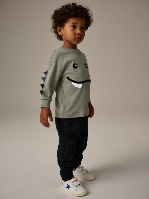 Лонгслив для мальчика Next B64-983, Хаки