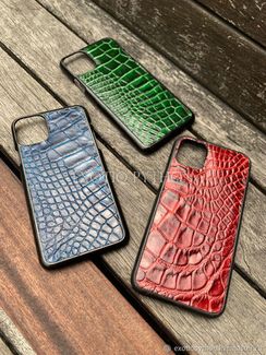 Чехол для iPhone из кожи крокодила CV-16