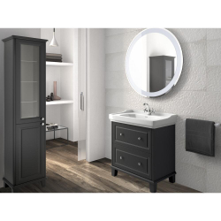 Тумба под раковину  Roca Carmen 80 см, Satin Dark Grey 7857135417