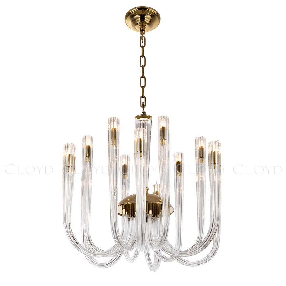 Люстра Cloyd AEDA C12 / Ø60 см - золото (арт.11661)