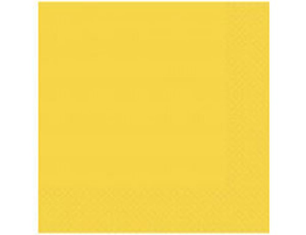 Салфетки Yellow Sunshine (Желтый), 33 см, 16 шт.