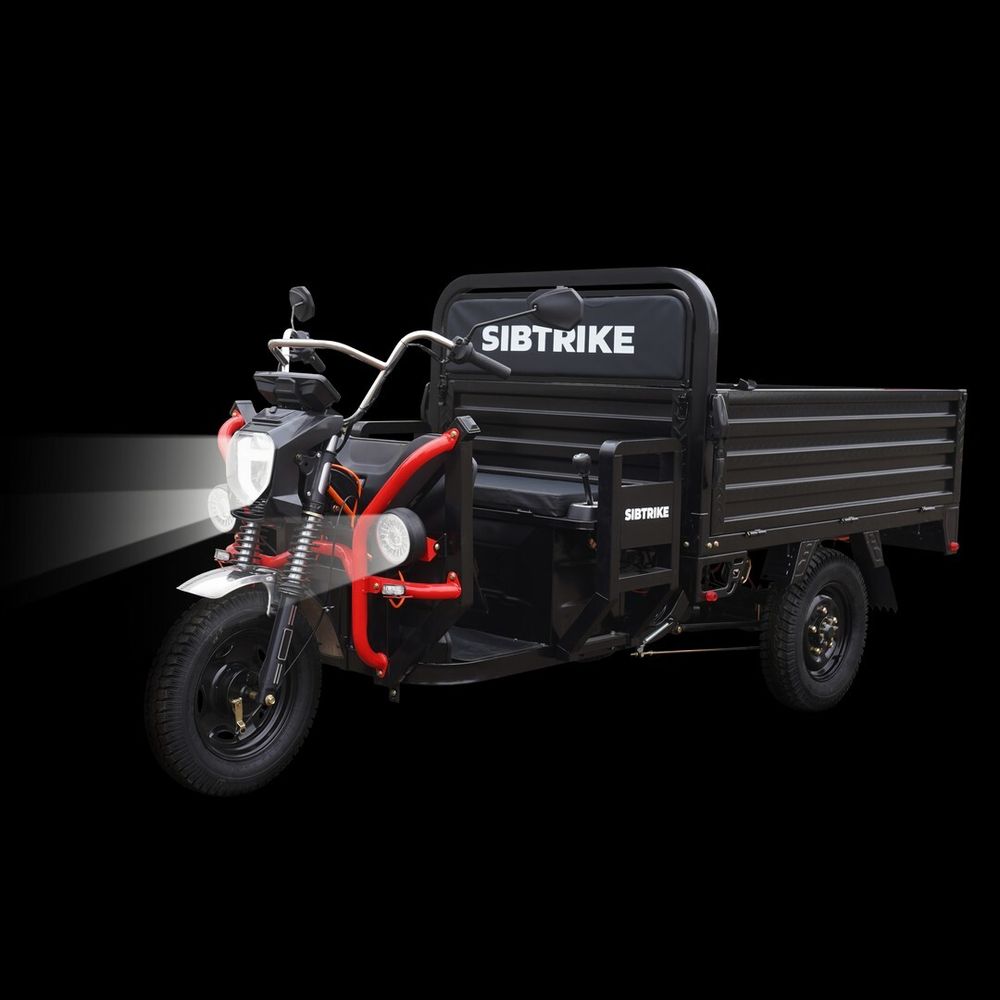 Грузовой электрический трицикл WHITE SIBERIA SIBTRIKE PRO CARGO 2000W (60V/36Ah) - версия 2025 года фото №39