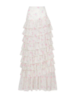 Юбка Afina с воланами в пол, молочный