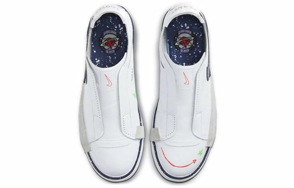 Кроссовки Nike Blazer Low Slip Blue Void (Женская размерная сетка)