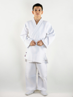 C333 Кимоно для дзюдо подростковое Clinch Judo Silver FDR белое