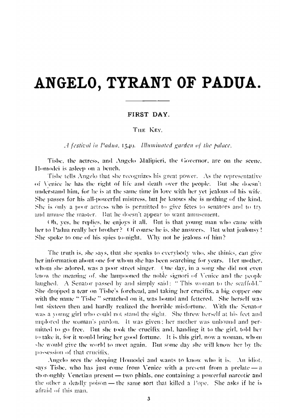 Angelo, tyrant of Padua. drama in five acts | Victor Hugo