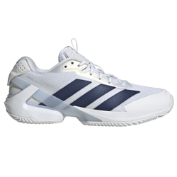 Женские Кроссовки теннисные Adidas Adizero Ubersonic 5 W Clay - cloud white/dark blue/crystal sky