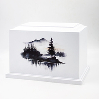 Урна для праха "Реквием L" с печатью Лес