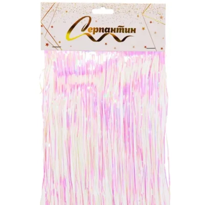 Дождик 2 м «Глянцевый стиль», перламутр