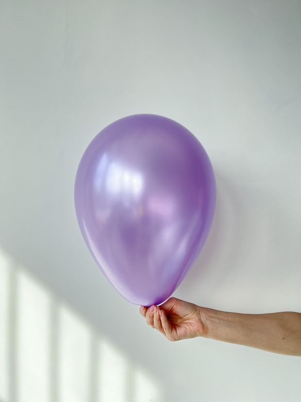 S Шар металлик 12"/30 см №16 сиреневый (БГ-17)