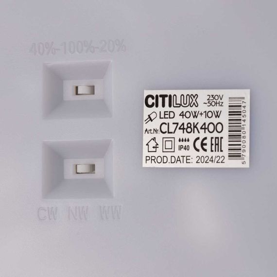 Потолочный светодиодный светильник Citilux Norma CL748K400
