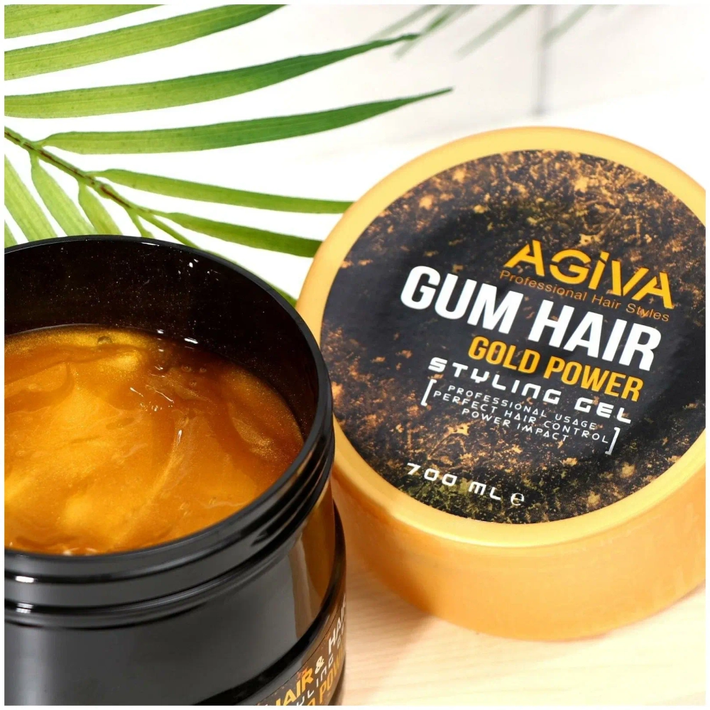 AGIVA Hair Gum Gold Power 04++ Гель для укладки волос 700 мл