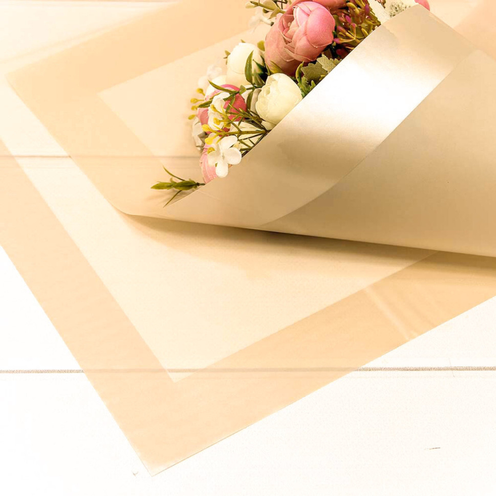 Пленка В листах 20 шт 58 х 58 см с широкой рамкой (Желтый, Оранжевый)