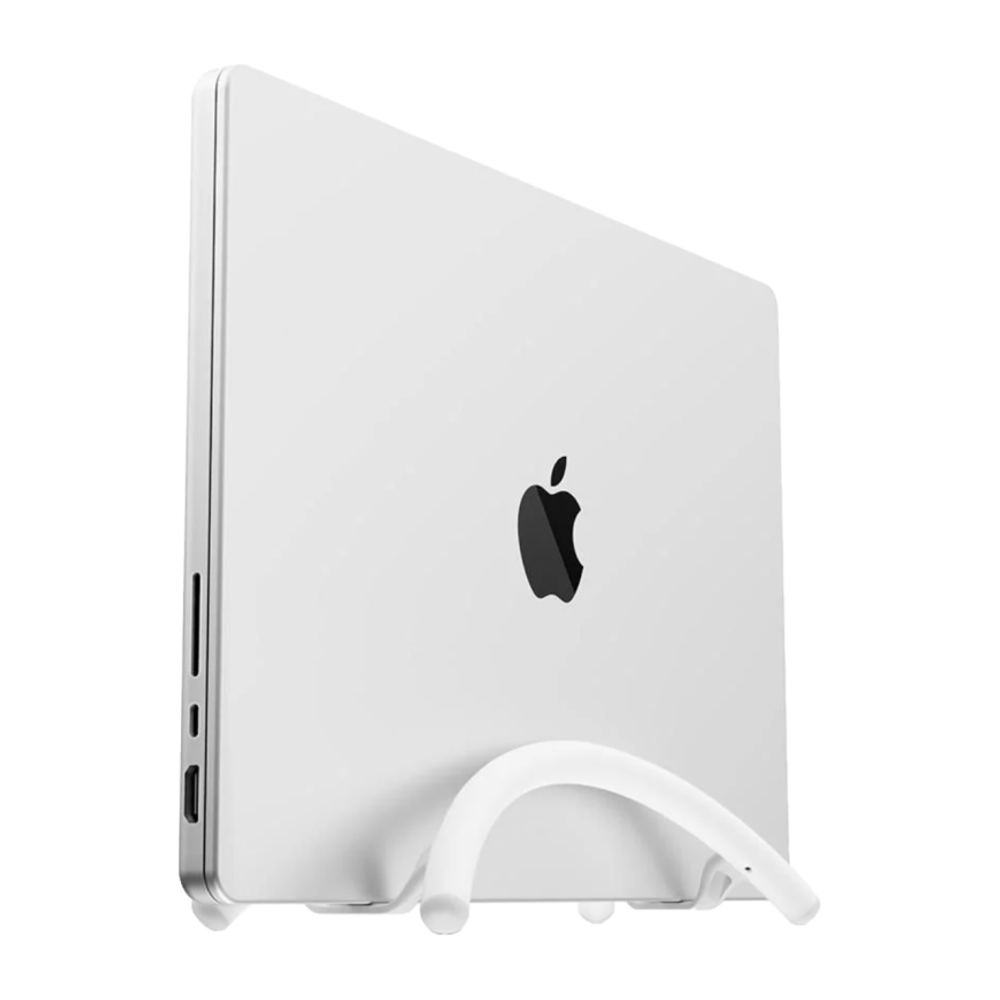 Вертикальная металлическая подставка Twelve South BookArc Flex для MacBook Pro 14–16" Подставка из алюминия с силиконовыми подкладками