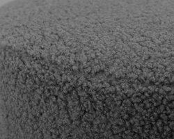 Пуф DOBRIN DANNY BLACK (темно-серое букле (16))