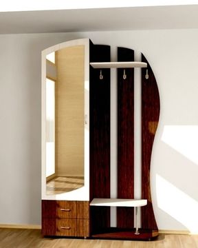 Прихожая БАТИС с зеркалом левая