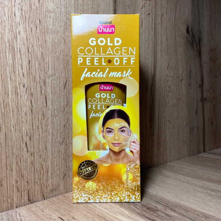 Маска-пленка для лица Banna Gold Collagen Peel Off Facial Mask Золото и Коллаген 120 г