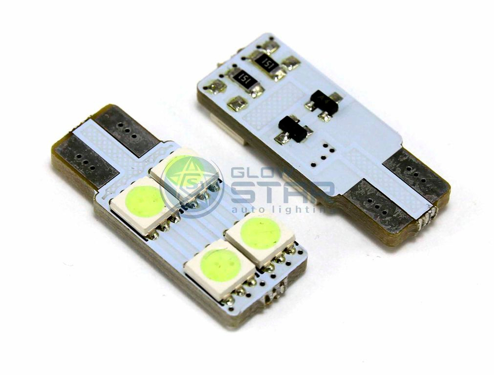 Светодиодная лампа T10-5050-4SMD-1, 1шт