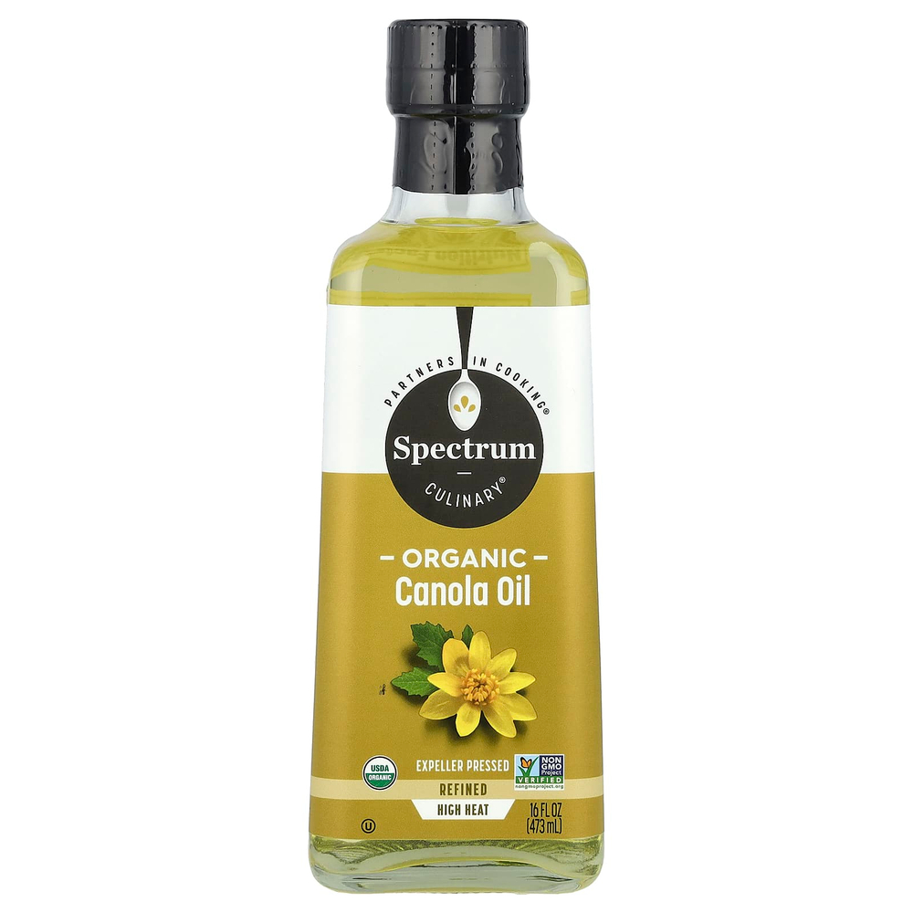 Spectrum Culinary, органическое рапсовое масло, экспеллерное прессование, 473 г (16 жидк. унций)