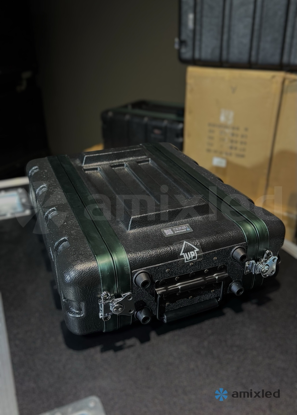 Пластиковый рэковый кейс RB PE-2U-240