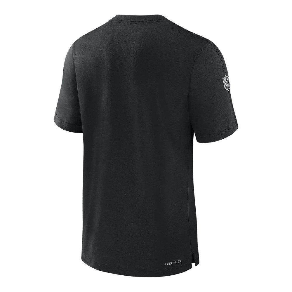 Баскетбольная джерси Nike Dri-FIT NFL Las Vegas Raiders Sideline Player Jersey Black