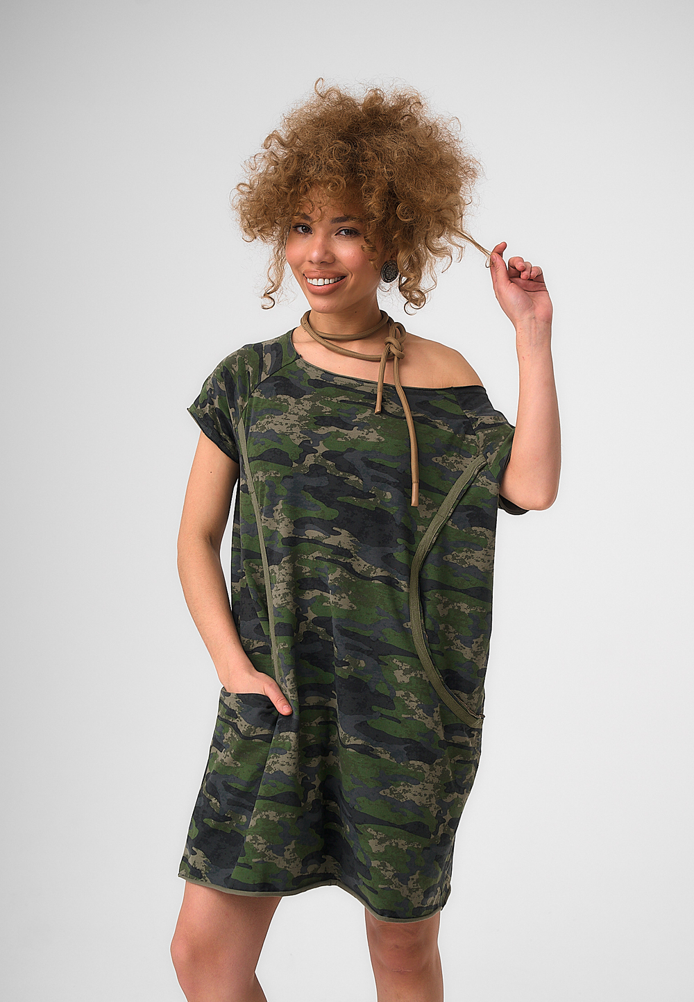 Платье Ребекка Камуфляжный