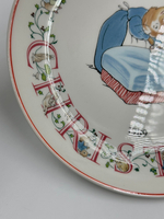 Тарелка Merry Christmas from Peter Rabbit Wedgwood 1989 год