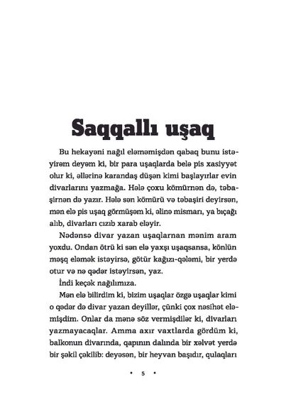 Saqqallı uşaq