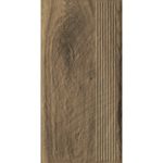 Paradyz Carrizo Wood - Ступень простая структурная с насечками 300x600