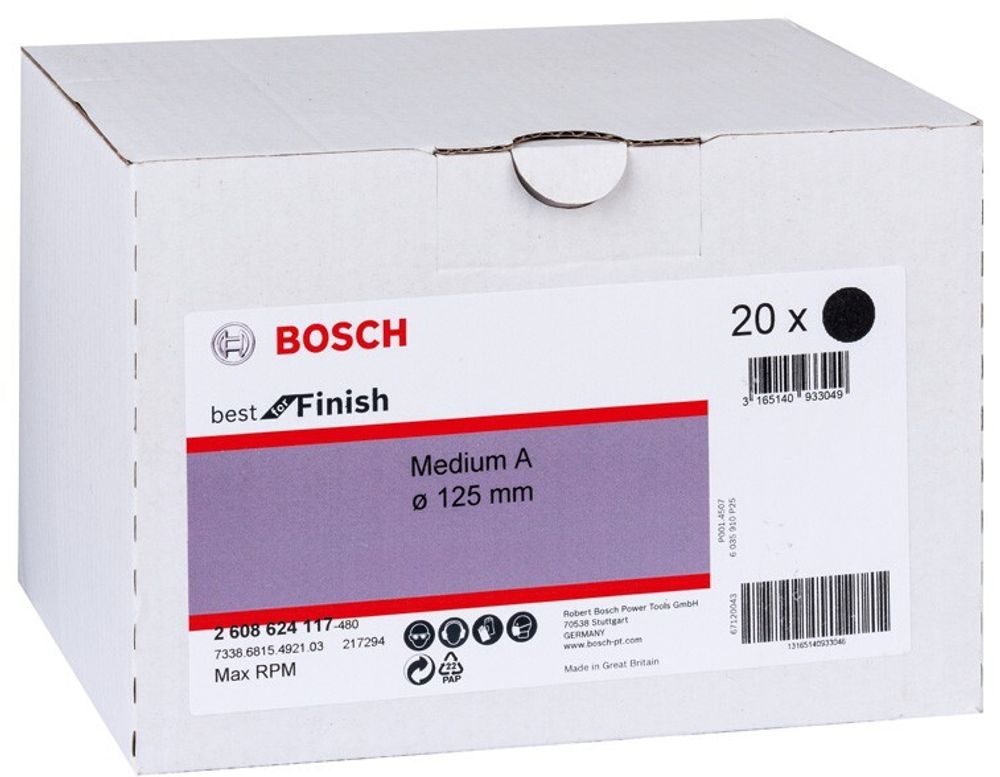 Шлифкруги 125 мм BOSCH Нетканые mm,MED A