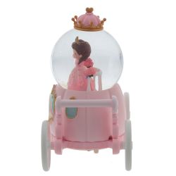 GAEM Фигурка декоративная "Принцесса" в стекл шаре (муз, подсвет, вьюга, 2xAAA н/п), D8 см, L17 W9 H17 см