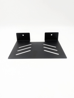 Полка для ТВ приставки, wifi роутера, видеорекордера, игровой консоли черная