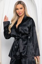 Костюм атласный Сайонара (черный) К14363-14М LT Collection