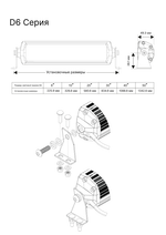 Светодиодная балка Aurora комбинированный белый и жёлтый свет