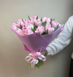 Букет розовых тюльпанов 49 шт.
