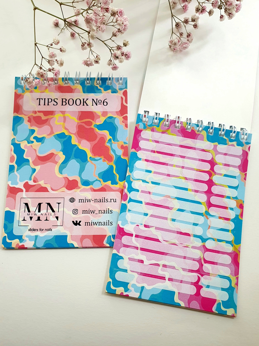 Наклейки на типсы Tips Book (блокнот) №6