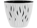Кашпо Вдохновение 5,7л белый/черный