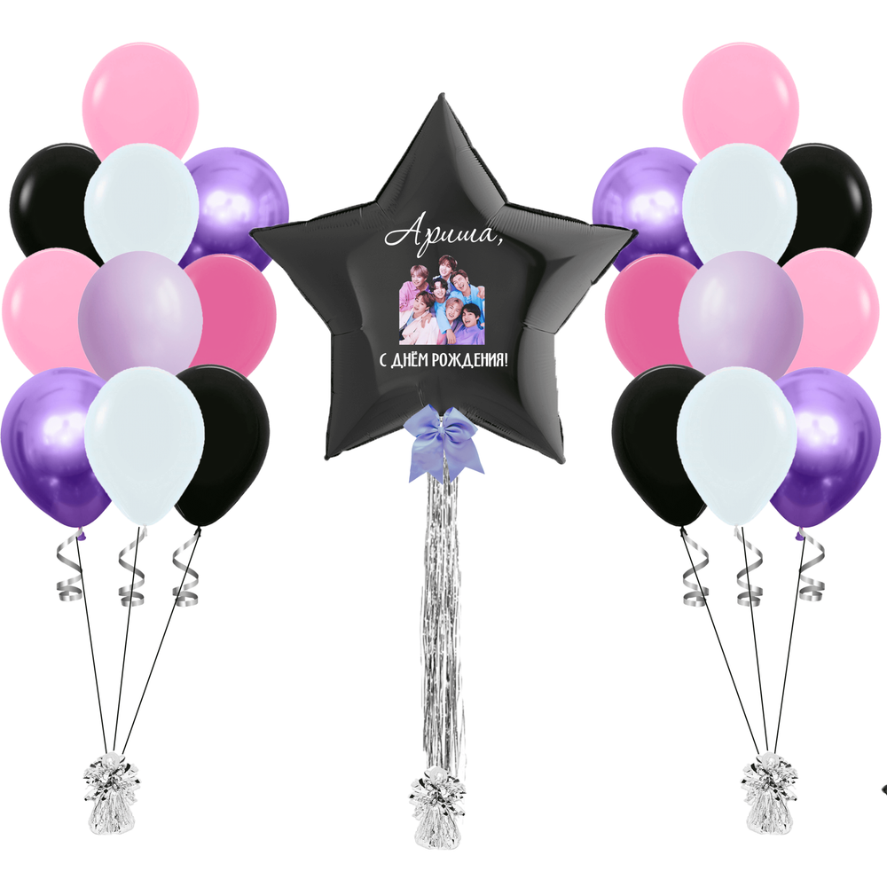 Шары BTS Блэк хит