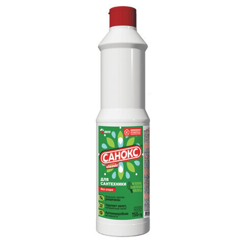 Чист.ж-ть универсал. для сантехники САНОКС 750 мл
